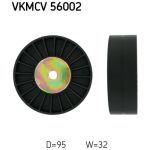 Rouleau de renvoi/guide, courroie à nervures en V SKF VKMCV 56002