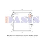 Radiateur moteur AKS DASIS 210231N