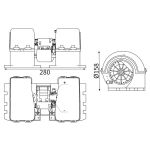 Pulseur d'air habitacle MAHLE AB 36 000S