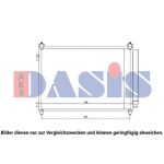 Condensador, sistema de ar condicionado AKS DASIS 112041N
