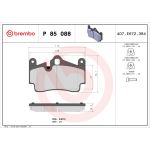 Bromsbeläggssats, skivbroms BREMBO P 85 088