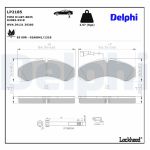 Bromsbeläggssats, skivbroms DELPHI LP2185