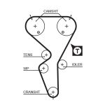 Getande riem PowerGrip™ GATES 5458XS