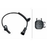 Sensor do ABS traseiro, direito HELLA 6PU 358 217-951
