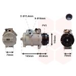 Klimakompressor VAN WEZEL 0600K334