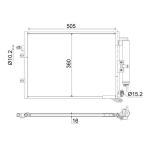 Condensator, airconditioning MAHLE AC 721 000S