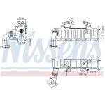 Radiateur, réaspiration des gaz d'échappement NISSENS 989475