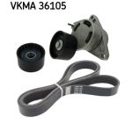 Set di cinghie Poly-V SKF VKMA 36105