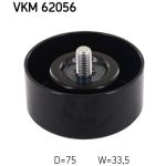 Rouleau de renvoi/guide, courroie à nervures en V SKF VKM 62056