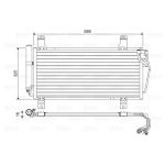 Condensator, airconditioning VALEO 814456