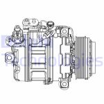 A/C compressor DELPHI CS20547
