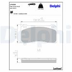 Remblokset DELPHI LP4009
