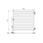Kondensator, Klimaanlage VALEO 814053