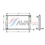 Motorkühler AVA COOLING KAA2018