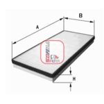 Kupéfilter SOFIMA S 3092 C