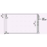 Condensator, airconditioning AVA COOLING DN5452D