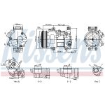 Klimakompressor NISSENS 89516
