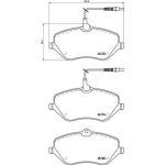 Juego de pastillas de freno PRIME LINE BREMBO P 61 119