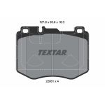 Kit de plaquettes de frein, frein à disque TEXTAR 2206103, Avant