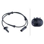 Sensor do ABS traseiro, direito HELLA 6PU 358 216-861
