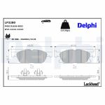 Bromsbeläggssats DELPHI LP3280, fram