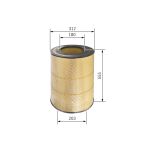 Luftfilter BOSCH FILTRY F 026 400 321