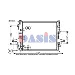 Motorkühler AKS DASIS 220018N
