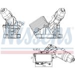 Oljekylare NISSENS 91487