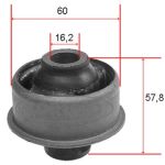 Bucha, suporte do braço de suspensão CORTECO 21652805