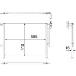 Condenseur (climatisation) MAHLE AC 502 001S