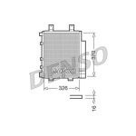 Condensator, airconditioning DENSO DCN35003