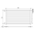 Kondensator, Klimaanlage VALEO 817405