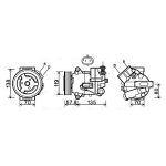 Klimakompressor AVA COOLING OLAK496