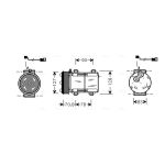 Klimakompressor AVA COOLING FDAK281