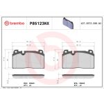 Kit de plaquettes de frein, frein à disque XTRA LINE - Ceramic BREMBO P85123NX