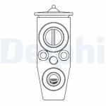 Soupape d'expansion (climatisation) DELPHI CB1008V