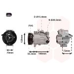 Klimakompressor VAN WEZEL 0300K313