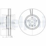 Bromsskiva DELPHI BG9092C