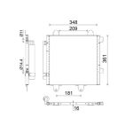 Condensator, airconditioning MAHLE AC 459 001S