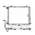 Kühler, Motorkühlung NRF 507352A