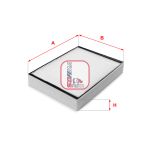 Kupéfilter SOFIMA S 3077 C