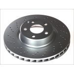 Disque de frein TEXTAR 92099205 avant, ventilé, perforé, hautement carbonisé, 1 pièce