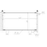 Condensor, airconditioning EASY FIT NRF 350473