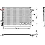 Condensator, airconditioning DENSO DCN02038
