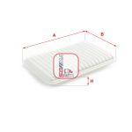 Luftfilter SOFIMA S 3409 A