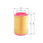Filtro de ar BOSCH FILTRY F 026 400 245