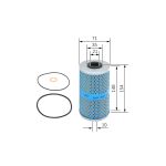 Oliefilter BOSCH 1 457 429 616