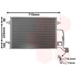 Condenseur (climatisation) VAN WEZEL 58005189