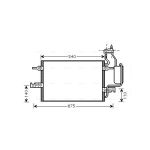 Condenseur (climatisation) AVA COOLING OL5349D