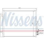 Condensor, airconditioning EASY FIT NISSENS NIS 940156